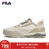 斐乐（FILA）【张艺兴同款】FILA 斐乐帕乐鞋PALA男鞋板鞋2023春季新款休闲鞋 香槟色/燕麦色-PO 43