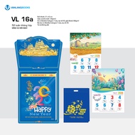 Calendar 2026 52 Weeks – Live Happy Every Day (No Box) | Calendar Vanlangbooks WallCNY | (Code: VL16