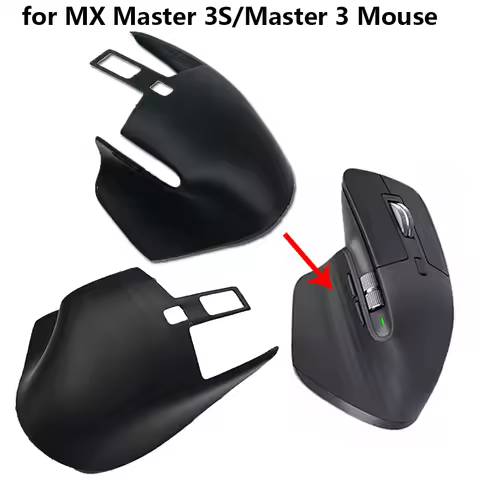 Mouse Shell with Feet Pad Sticker for MX Master 3/MX Master 3S Wireless Mouse Outer Case Cover Mouse