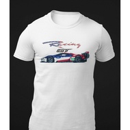 Men Retro Style 80s 90s Graphic O-neck Casual Streetwear Imsa Gtlm Ford Gt Race Car Shirt