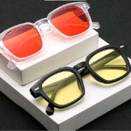 E ( E64 ) RETRO SQUARE GLASSES FOR MEN AND WOMEN