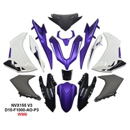 COVERSET NVX V3 ABS D15-F1000-A0-P3 WM6 ORIGINAL HLY YAMAHA NVX155 COVER SET NVX 155 AEROX 2026