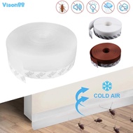 1M Self Adhesive Door Seal Strip Weather Strip Silicone Soundproofing Window Windshield Sealing Stri