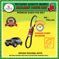 NISSAN NAVARA AUTO GAIDO PREMIUM FAN BELT - 7PK1140