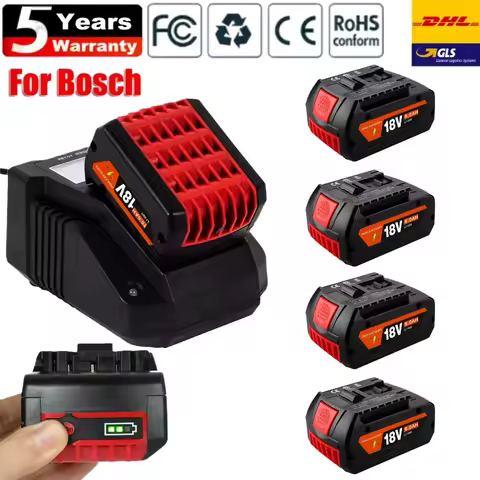 18V 8000mAh for Bosch BAT618 Battery Professional GBA GBH GSR GSB BAT620 BAT609G BAT614 Electric Dri