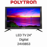 LED TV POLYTRON 24 INCH DIGITAL 24V0853 BANDAR LAMPUNG