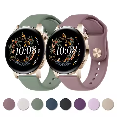 22mm 20mm Silicone Band For Huawei Watch GT 3 42mm 46mm/GT Runner/GT 2 Pro/GT 3 Pro Strap For Huawei