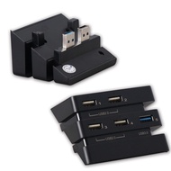 [Enjoy the small store] Extra USB Hub สำหรับอุปกรณ์เสริม PS4 Pro 5พอร์ต USB 3.0 2.0 Expansion Hub Controller Charger Adapter สำหรับ PS4 Pro Gaming Console