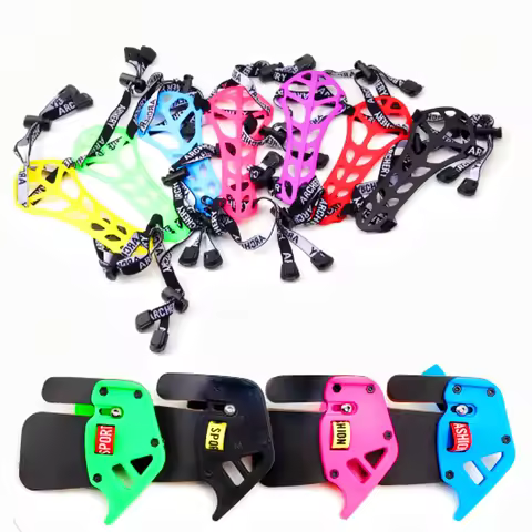 Archery Finger Tab / Arm Guard S/M/L Right Handed Finger Guard Genuine Cowhide For Beginner and Chil