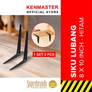 Kenmaster Siku Rak 8 X 10 CM - 1 set isi 2 PCS / SKRK029 - Siku Penyangga rak Dekorasi