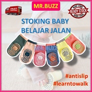 Anti Slip Socks Toddler Stokin Stoking Stocking Girl Boy Newborn Accessories Grip Sarung Kaki Belaja