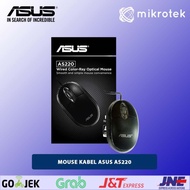 Asus AS220 Optical Mouse USB Wired Mouse - Black
