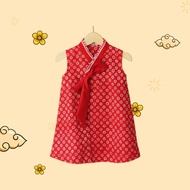 Lunar Children's Ribbon Dress /Imlek Outfit/Chinese Dress Ribbon Dress