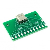 TYPE-C Female Head Test Board USB 3.1 Connector adapter board with PCB board 24P base to measure current conduction