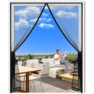 [hot]❈㍿  New Strong Door Screen Size Mosquito Net Large Curtain Fly Insect Closing Invisible For Outdoor gazebo