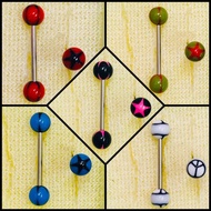 ️ Tongue Piercing Body Jewelry Stainless Steel Rod 1.6 Length 16 mm Light Weight Easy To Wear