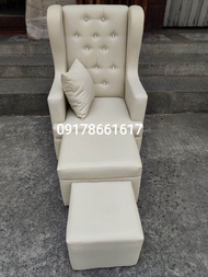 Spa Chair/Nail Chair/Pedicure Chair/Manicure Chair standard std stools leatherette beige  crystal st