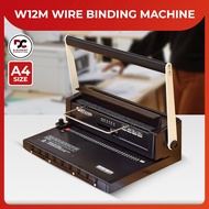 OFFICOM Wire Binding Machine W12M binder ring A4 Heavy Duty Double Loop Wire Bind Notebook Calendar