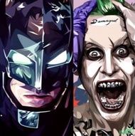 Batman & Joker - DC- Keetatat Famous Popart - THAILAND - 泰國 - 掛畫 - 預講