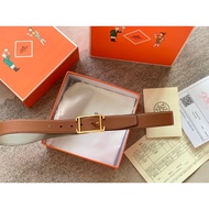 H Home 3.5 Double-Sided Togo Leather High-End Belt