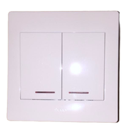 Hager Water Heater Double Pole DP Double Switch 20A with Neon  2Gang