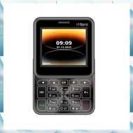 (WJRN) Slide Button Mini Mobile Phone I19 Pro Square 2.4inch Dual SIM 2G GSM Bluetooth FM Camera Unl