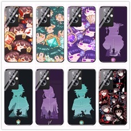 (Customized) For Oppo A79 5g/ A98 5g Anime Genshin Impact 原神 Playing Games Series-2 Tempered Glass Hard Photo Phone Case Back Cover Casing Shell DIY Gift