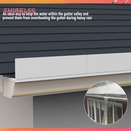 4pcs Gutter Valley Splash Guard  Convenient Useful for Straight Flat Roof