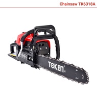 TOKEN 12”/14”/16"/18''/20'' Heavy Duty Gasoline Chainsaw  Mesin Gergaji Rantai Potong Kayu Pokok