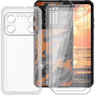 Cover for IIIF150 B2 Pro (6.78") + Screen Protector(3 Pack), Shockproof Cover Bumper Shell Anti-Scra
