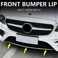 for 2017-2020 W213 Mercedes Benz E300 E350 E400 E450 E43 AMG Bumper Lip Spoiler Splitters Diffuser T