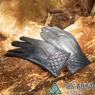 【ATUNAS 歐都納】女款羊皮手套 （A1AG2102W 黑/刷毛/保暖/觸感佳）_廠商直送