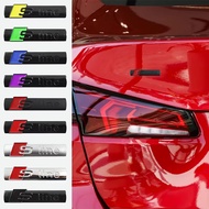 1Pc 72mm 3D ABS S line Logo Emblem Car Fender Badge Sticker For Audi Sline RS A3 A4 B8 8P 8V B6 A5 A
