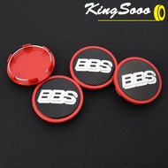 4PCS JDM Sport Wheel Cap 65mm OD &amp; 60mm Clip B B S Rim Caps Wheel Center Caps Car Cover Hub Cap Black &amp; Chrome