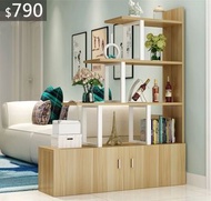（訂貨價：$790）120cm寬 玄關櫃 酒櫃 屏風 層架 置物櫃 書櫃 加高加寬 Wood Shelf