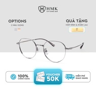 HMK Eyewear Titanium Plated Metal Eyeglass Frames Unisex Fashion Trendy Style - KL5505