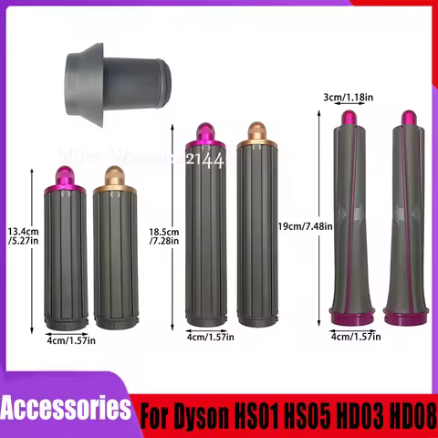 Long Short Curling Barrels Styling Tools Accessories for Dyson Airwrap HS01 HS05 HD03 HD08 Attahcmen