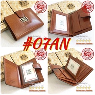 WANG101 - Dompet Kulit Import CHECKERS 07N / 07AN - ITALY Leather Premium tebal kuat dan tahan lama.