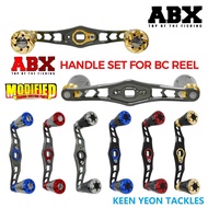 ABX ALUMINIUM HANDLE SET 1 FOR BAITCASTING REEL 95MM ( HS1BCA )