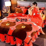 Selimut Baldu Gebu king (195/195cm) Blanket And Comfortable Blanket Quilt Corak Flannel Cover Soft