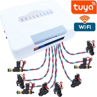 Wifi Tuya Automatic Smart Home Programmable Drip Garden Watering Irrigation Timer System Controller Programmer Valve Greenhouse