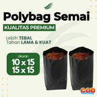 1 Pack Polybag Tanaman Polibag Tebal Kecil Sedang 15x10 20x20 25x25 30x30 35x35 40x40 50x50 Pot Plas