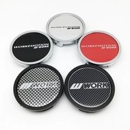 【100%-original】 4pcs 58mm 52mm W Work Emotion Wheel Center Caps Hub Auto Rims Cover Logo Emblem Badg