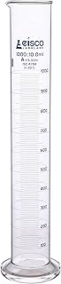Graduated Cylinder, 1000ml - Class A Tolerance ±5.00ml - Round Base - Blue Graduations - Borosilicat