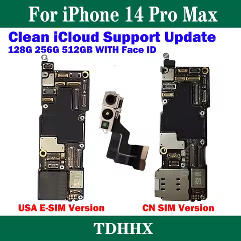 Main Logic Board ESIM For iPhone 14 Pro Max Motherboard Ok Boards Working Well Plate Good Tested wit