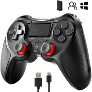 (Black) (NO BOX)  Wireless Controller for PlayStation 4 Welltop Dual Vibration Shock Controller Rechargeable Joystick Ga