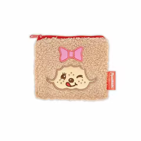 Cute Japanese Style Monchhichi Cartoon Storage Box Coin Purse Portable Small Square Bag