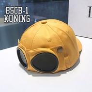 TOPI BASEBALL GOOGLE CAP PRIA WANITA TOPI CAPUNG AVIATOR HANDMADE BSCB