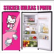 1 DOOR FRIDGE STICKERS AND