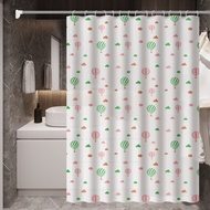 zhaoqinbin Shower curtain, bathroom waterproof shower curtain, complete set of partition door curtains, bathroom shower shower, thickened waterproof and mold proofShower Curtains &amp; Accessories